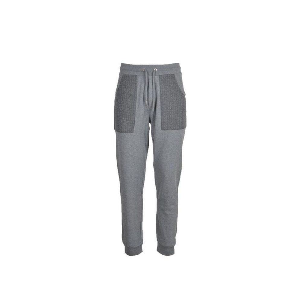 Bikkembergs Cotton Joggers for Workouts Men Gray Bottoms